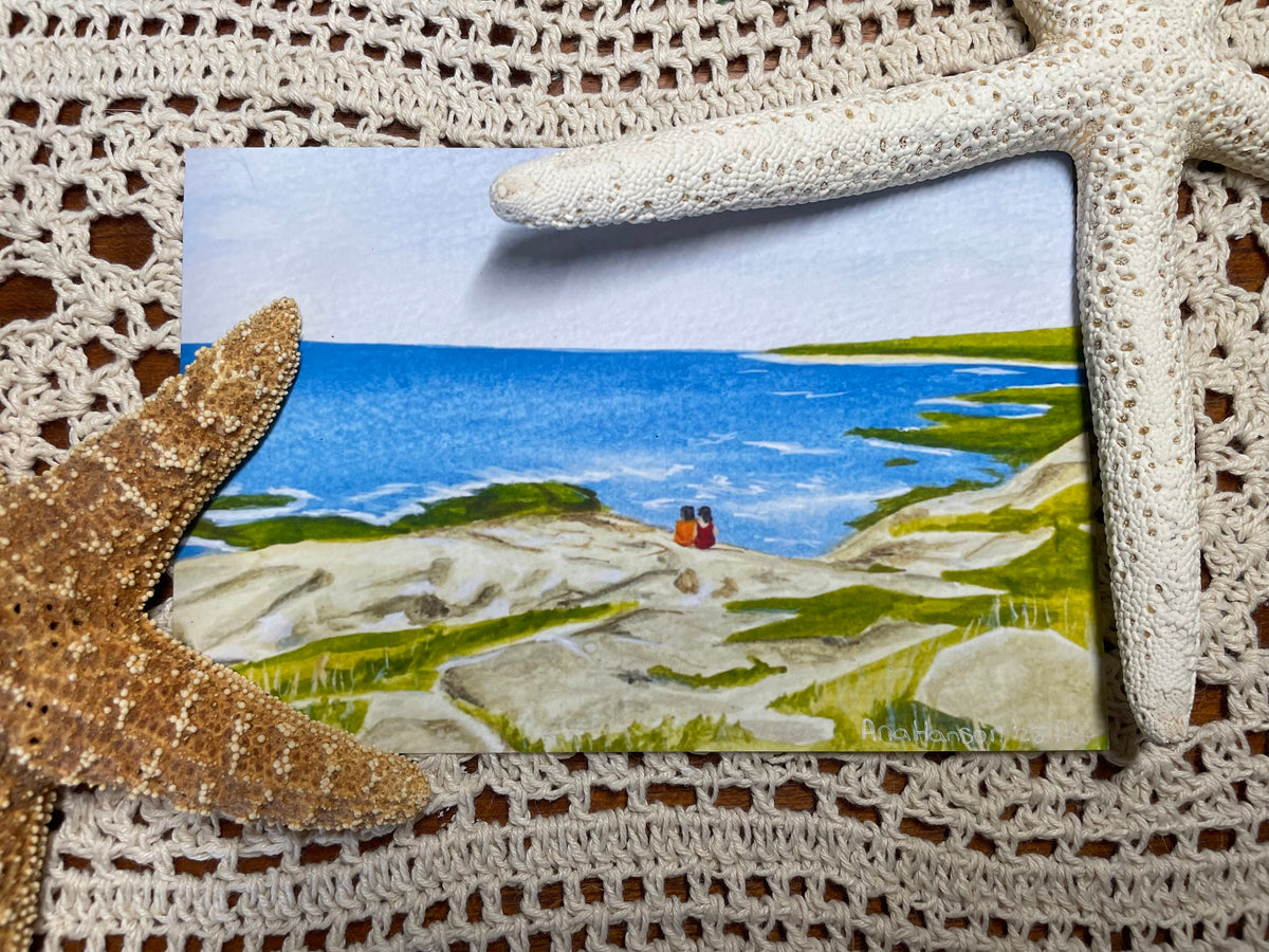 Peggy’s Cove Watercolor 4x6 Print